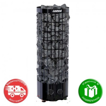 Электрокаменка Harvia Cilindro PC90 Black Steel