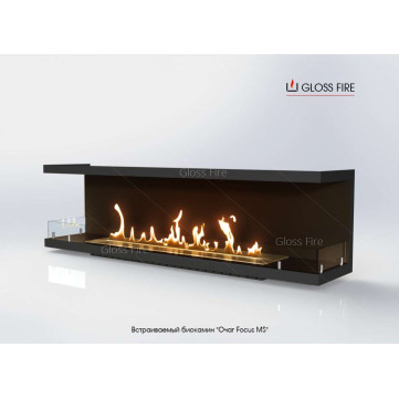 Вбудований Біокамін Gloss Fire Осередок Focus MS - арт.004 - спиртової Вбудований Біокамін Gloss Fire Осередок Focus MS - арт.004 - спиртової